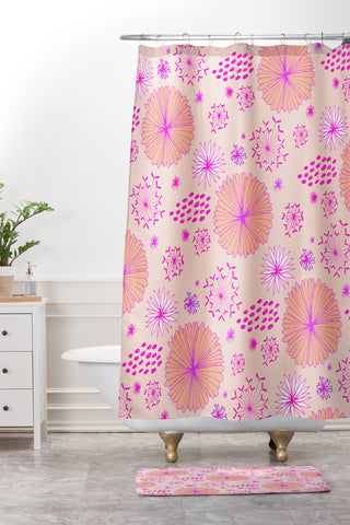 Gabi Paris in June II Shower Curtain And Mat