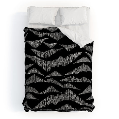 Gabi Peaks and Valleys Duvet Cover