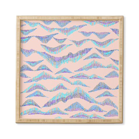 Gabi Peaks and Valleys II Framed Wall Art