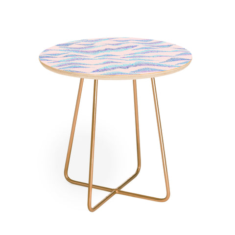 Gabi Peaks and Valleys II Round Side Table