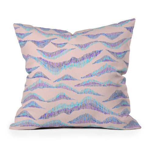 Gabi Peaks and Valleys II Throw Pillow