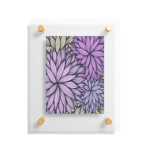 Gabi Purple Dahlia Floating Acrylic Print
