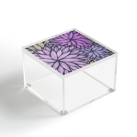 Gabi Purple Dahlia Acrylic Box