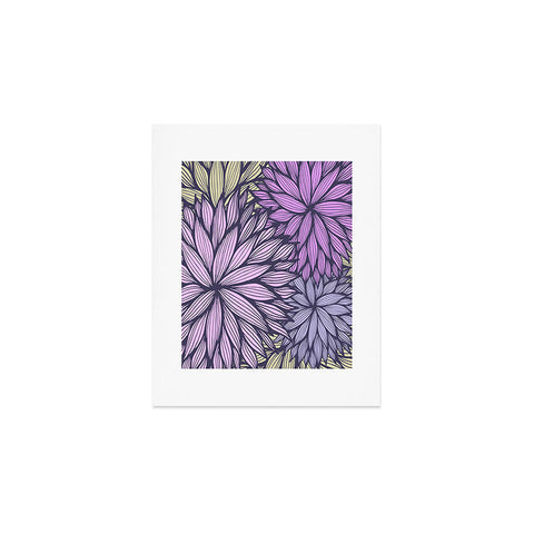 Gabi Purple Dahlia Art Print