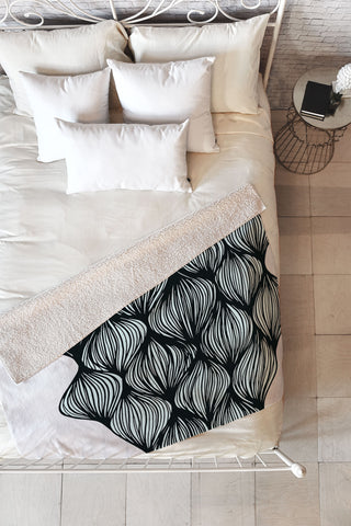 Gabi Waves 2 Fleece Throw Blanket