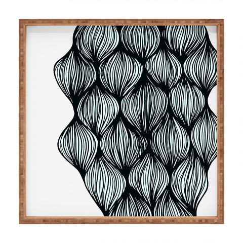 Gabi Waves Square Tray