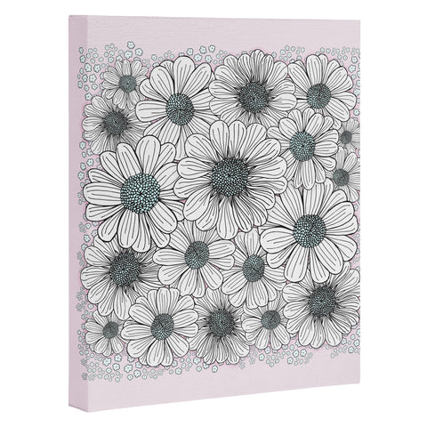 Gabi Wild and Free Pink Art Canvas