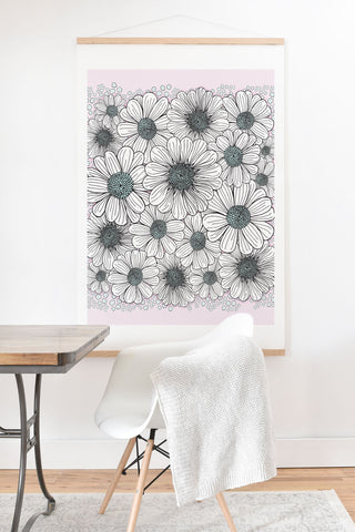 Gabi Wild and Free Pink Art Print And Hanger