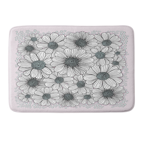 Gabi Wild and Free Pink Memory Foam Bath Mat
