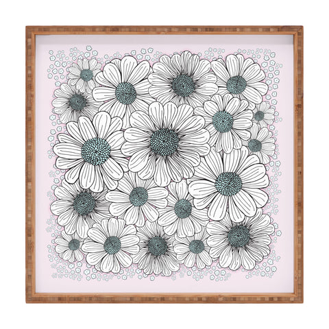 Gabi Wild and Free Pink Square Tray
