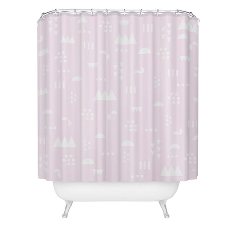 Gabi Zsa Zsa Pink Shower Curtain