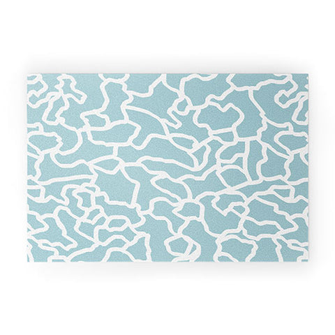 Gabriela Fuente abstract siluet Welcome Mat
