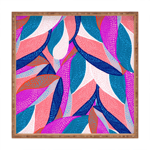 Gabriela Fuente Alice in WonderPink Square Tray