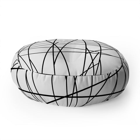 Gabriela Fuente Architecture Floor Pillow Round