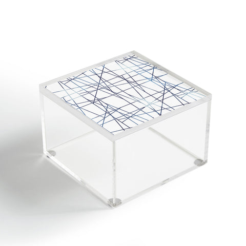 Gabriela Fuente ARCHITECTURE Indigo Acrylic Box