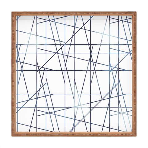 Gabriela Fuente ARCHITECTURE Indigo Square Tray