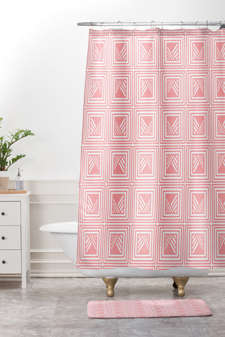 Gabriela Fuente Architecture Tribe Shower Curtain And Mat