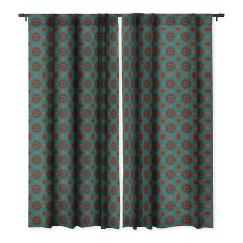 Gabriela Fuente Art Natale Blackout Window Curtain