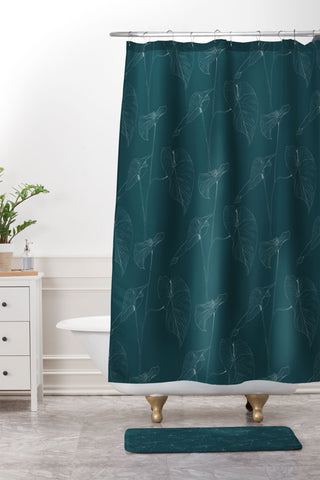 Gabriela Fuente Atlantic Shower Curtain And Mat