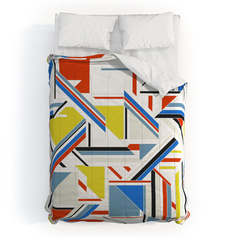 Gabriela Fuente Bauhaus puzzle Comforter