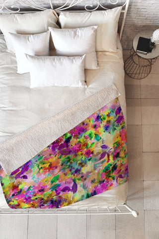 Gabriela Fuente Belle I Fleece Throw Blanket