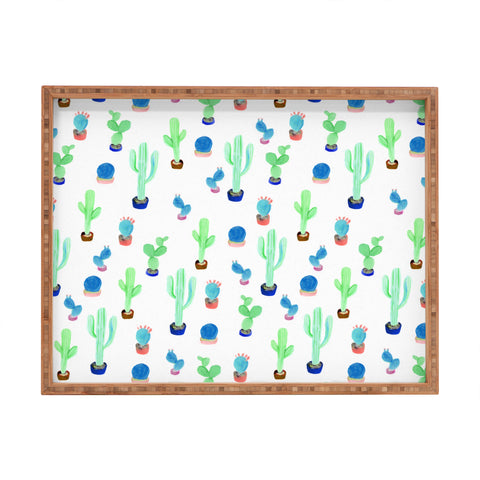 Gabriela Fuente Blue desert Rectangular Tray