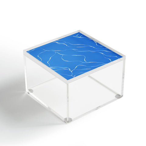 Gabriela Fuente blue line Acrylic Box