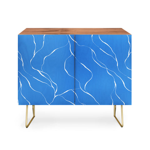 Gabriela Fuente blue line Credenza