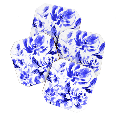 Gabriela Fuente Blue Lya Coaster Set