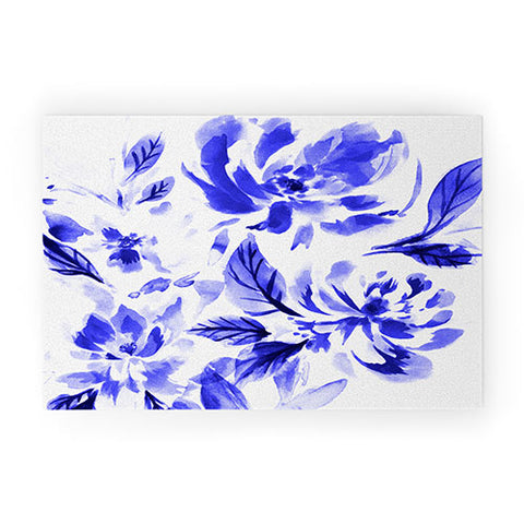 Gabriela Fuente Blue Lya Welcome Mat