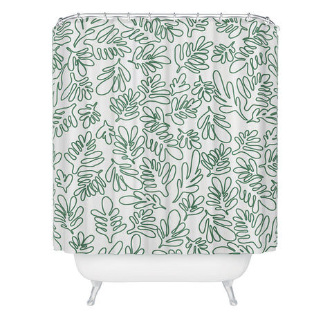 Gabriela Fuente Bothanic Tropical Shower Curtain