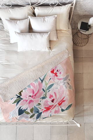 Gabriela Fuente Brina Fleece Throw Blanket