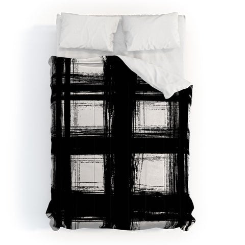 Gabriela Fuente Brush check Comforter