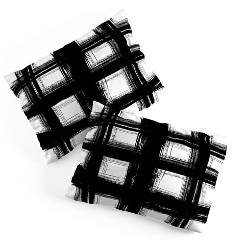 Gabriela Fuente Brush check Pillow Shams