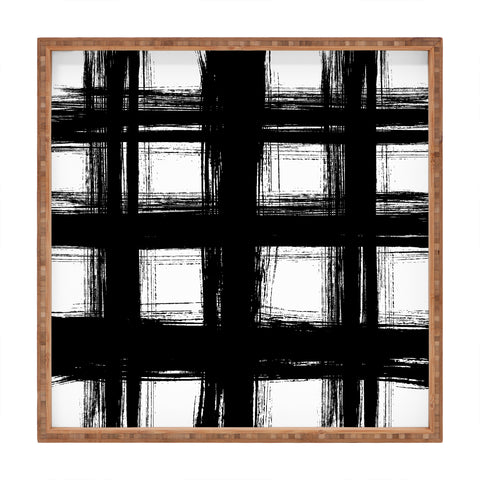 Gabriela Fuente Brush check Square Tray