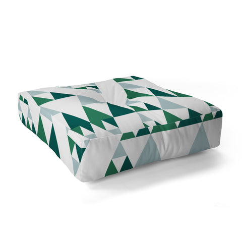 Gabriela Fuente Christmas Chic Floor Pillow Square