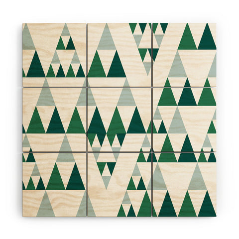 Gabriela Fuente Christmas Chic Wood Wall Mural