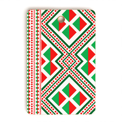 Gabriela Fuente Christmas Cutting Board Rectangle