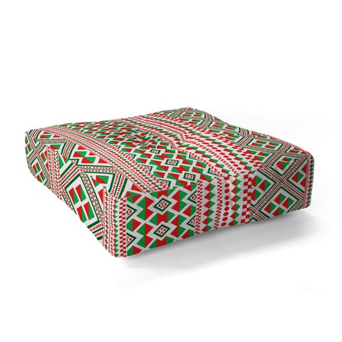 Gabriela Fuente Christmas Floor Pillow Square