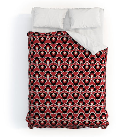 Gabriela Fuente Christmas Floral Comforter