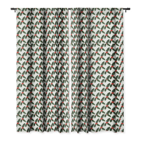 Gabriela Fuente Christmas Grace Blackout Window Curtain