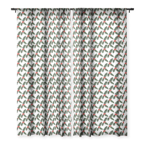 Gabriela Fuente Christmas Grace Sheer Window Curtain