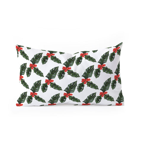 Gabriela Fuente Christmas Grace Oblong Throw Pillow