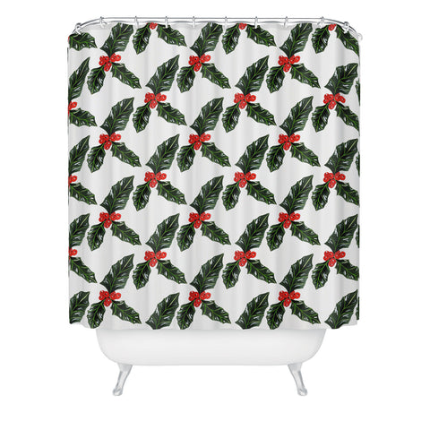 Gabriela Fuente Christmas Grace Shower Curtain