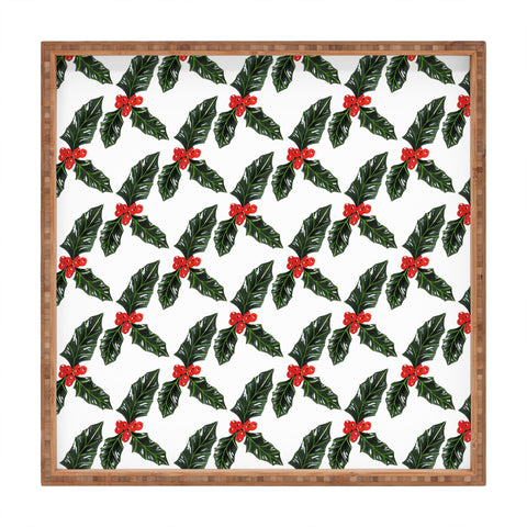 Gabriela Fuente Christmas Grace Square Tray