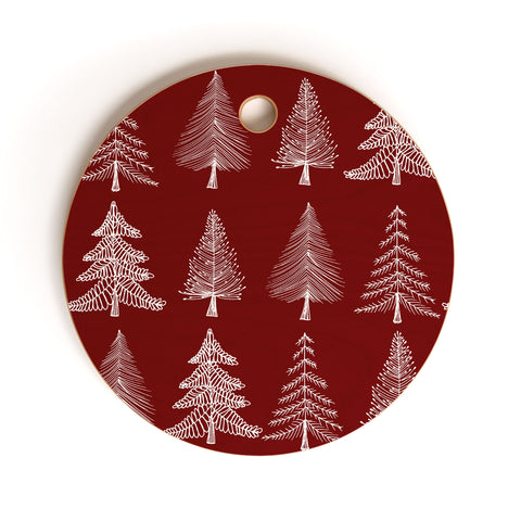 Gabriela Fuente Christmas Miracle Cutting Board Round