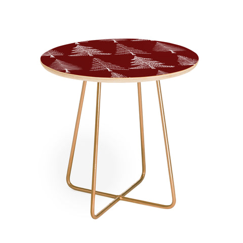 Gabriela Fuente Christmas Miracle Round Side Table