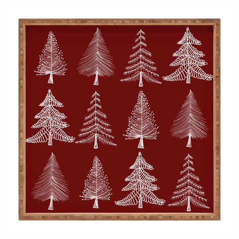 Gabriela Fuente Christmas Miracle Square Tray