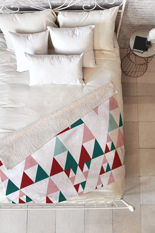 Gabriela Fuente Christmas Now Fleece Throw Blanket