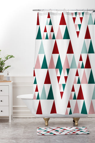 Gabriela Fuente Christmas Now Shower Curtain And Mat